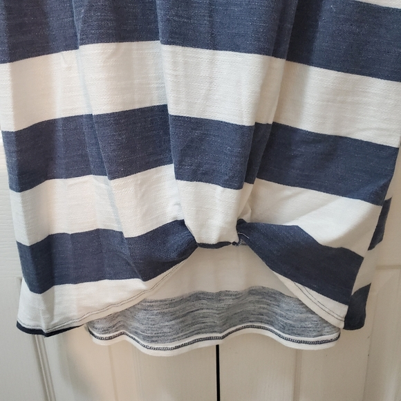 $10 Deals π€π striped front tie Sleeveless Lightweight Maxi Beach Dress size S - Picture 3 of 5